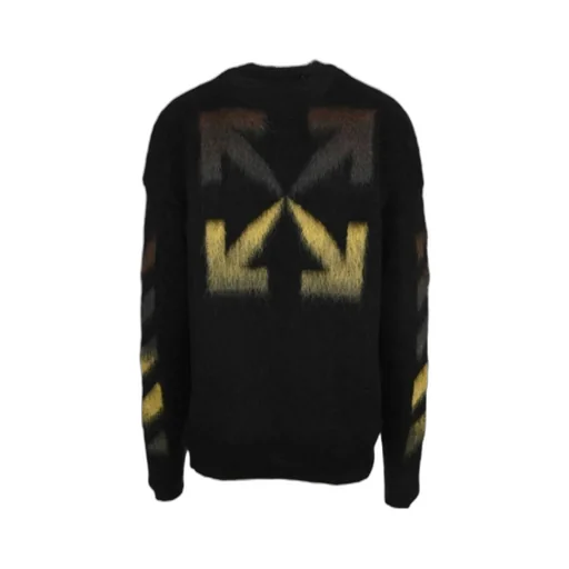 Arrows Motif Intarsia-Knit Jumper