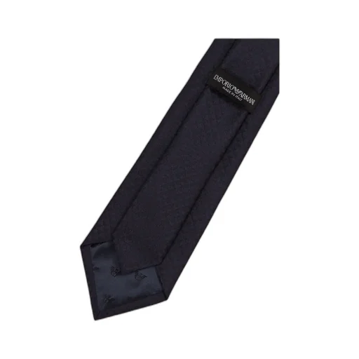 Emporio Armani Monogram-Jacquard Pointed Tip Tie