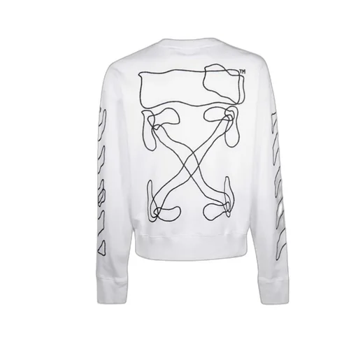 Twisted Line Arrow Pullover Hoodie