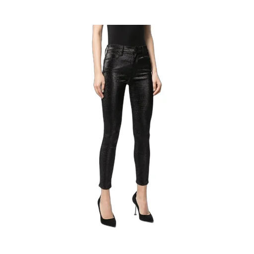 Black Madrid Sequined Skinny Casual Pants