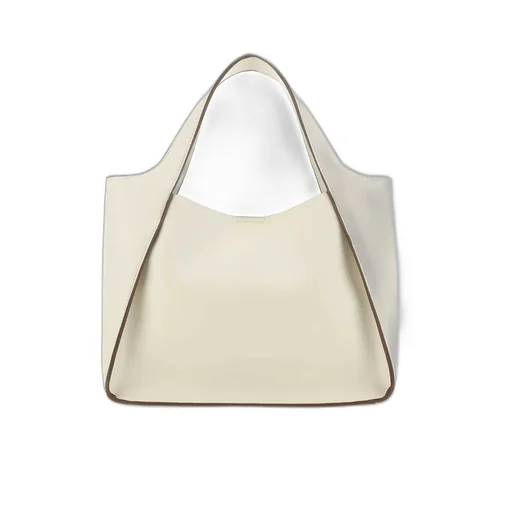 Stella Mccartney Logo Perforated Top Handle Bag