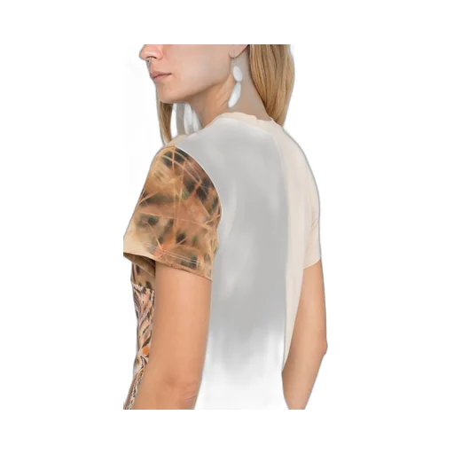 Animal Patchwork-Print T-Shirt Dress
