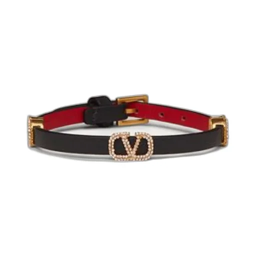 Valentino Vlogo Embellished Bracelet