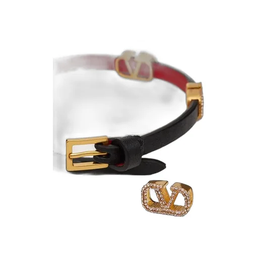 Valentino Vlogo Embellished Bracelet
