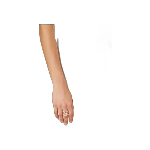 Vlogo Signature Ring In Metal And Swarovski® Crystals