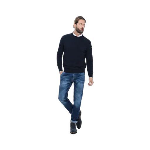 Logo-Patch Wool Jumper