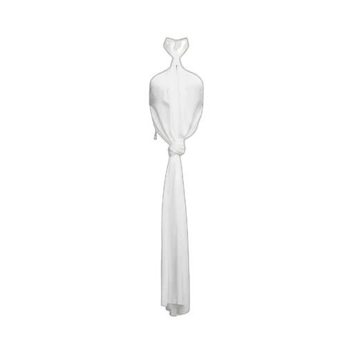 Halterneck Draped Knot Blouse