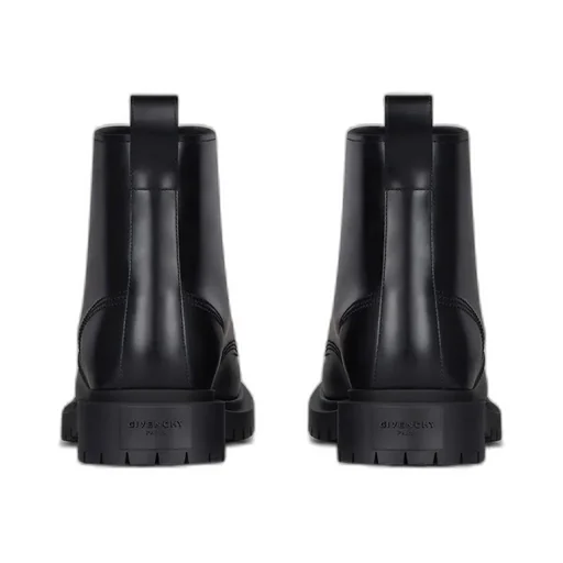 Givenchy Round Toe Lace-Up Boots