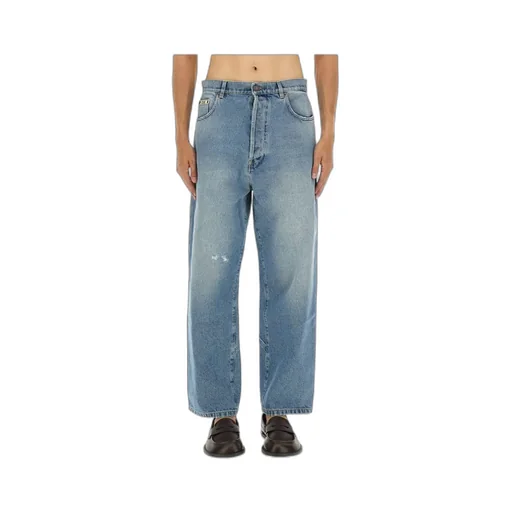 Moschino Panelled Distressed Jeans