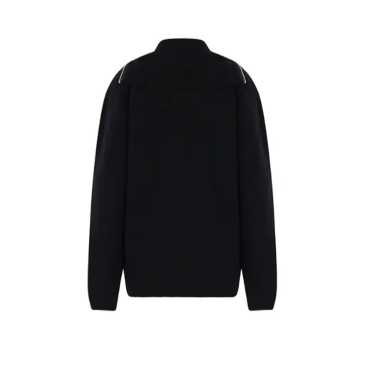 Yohji Yamamoto Zip-Up Long-Sleeved Cardigan