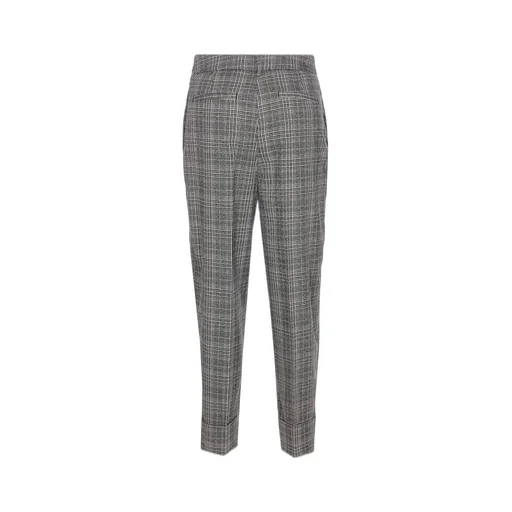 Liu Jo Glen Plaid Trousers