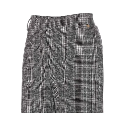 Liu Jo Glen Plaid Trousers