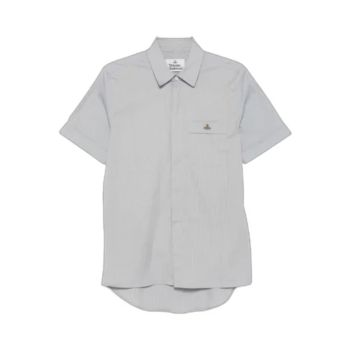 Orb-Embroidered Short-Sleeve Shirt