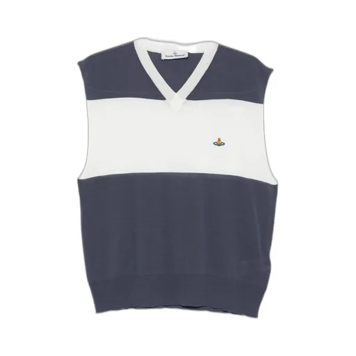 V-Neck Striped Vest