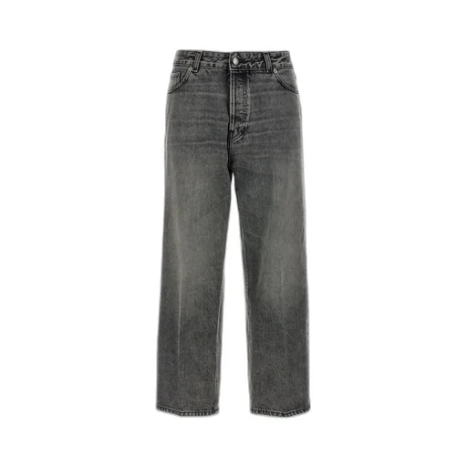High Waist Denim Trousers