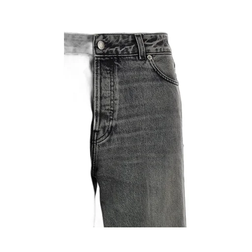 High Waist Denim Trousers