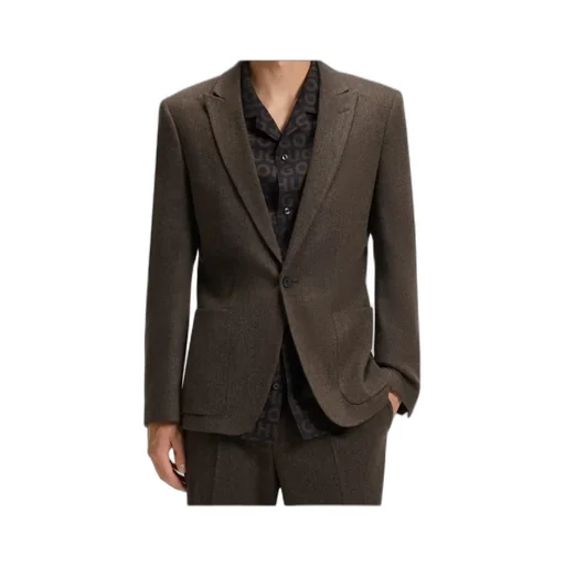 Long-Sleeved Suit Jacket