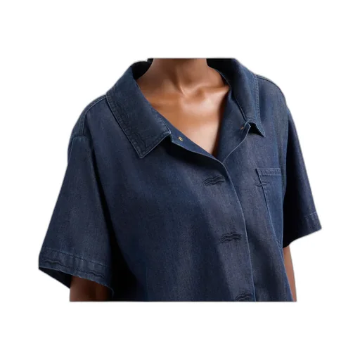 Lyocell Short-Sleeved Shirt