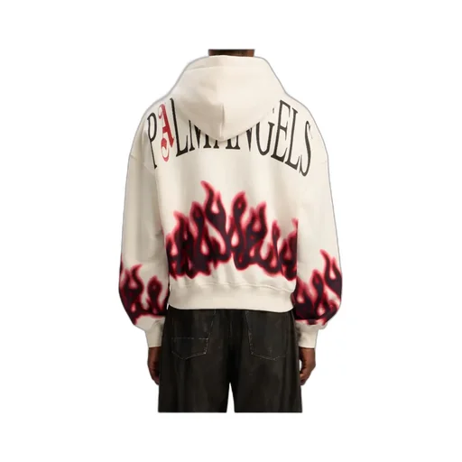 Flame-Print Hoodie
