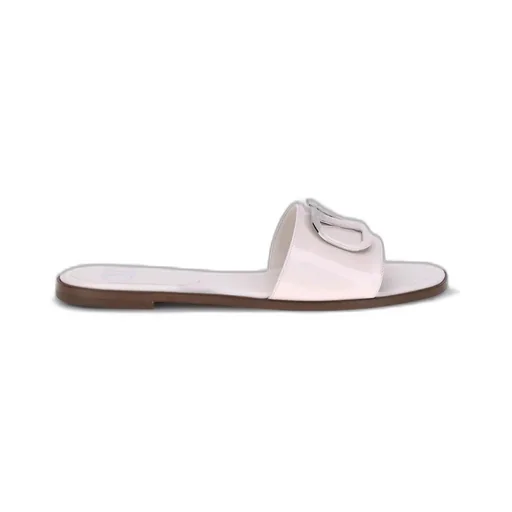 Valentino Vlogo Signture Slip-On Sandals
