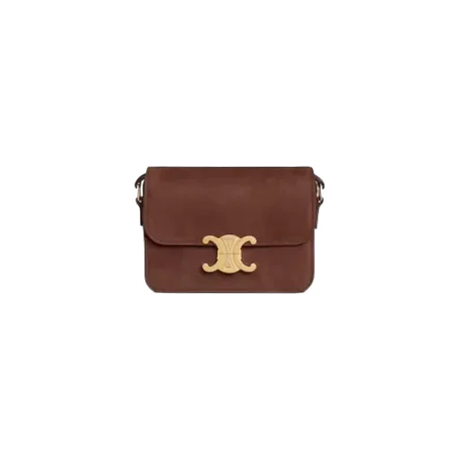Teen Triomphe Bag In Grained Nubuck Calfskin