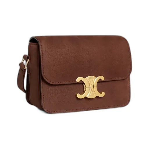 Teen Triomphe Bag In Grained Nubuck Calfskin