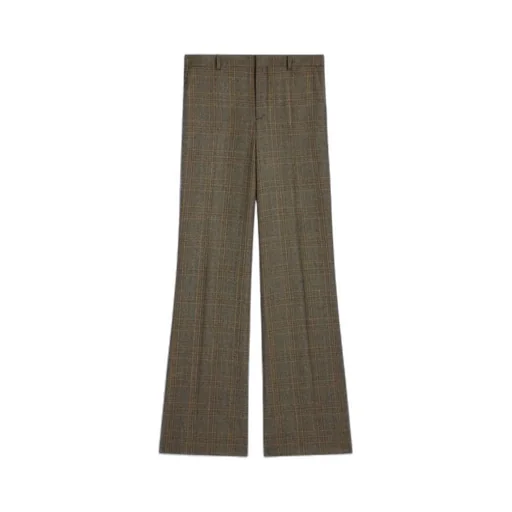 Trousers In Prince Of Wales Wool