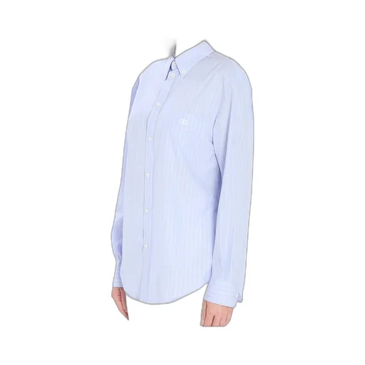 Relaxed Shirt In Striped Cotton Poplin