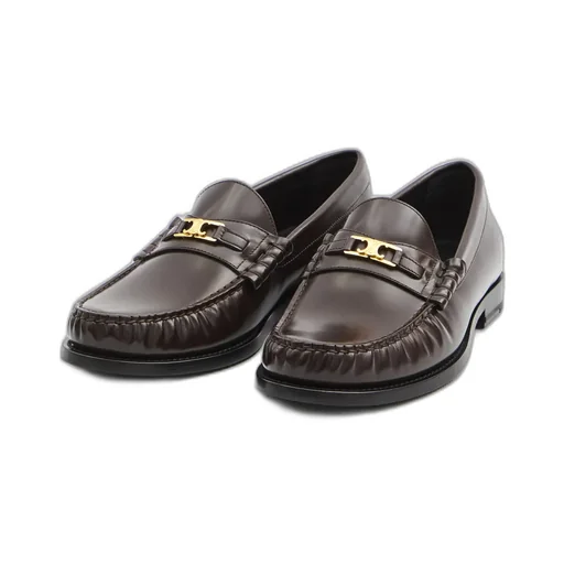 Celine Luco Loafer In Polished Bullskin