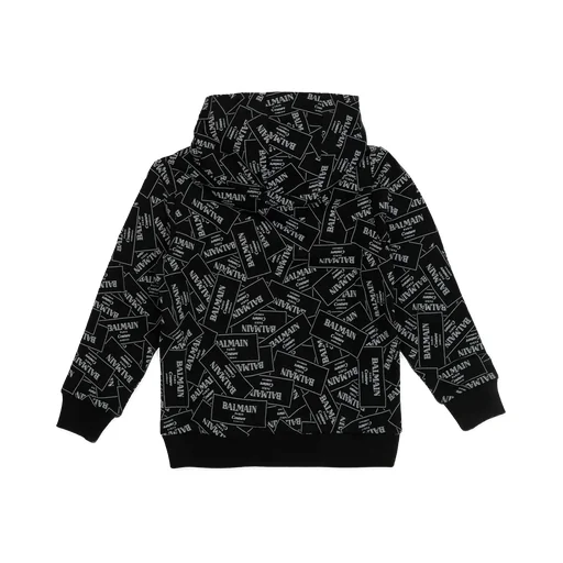 Balmain Kids Logo Printed Hoodie