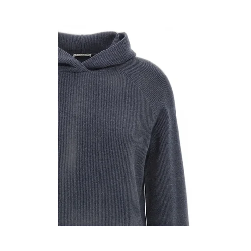 Brunello Cucinelli Monile Detailed Knit Hoodie