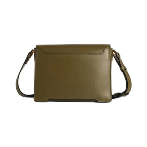 Marni Trunkaroo Foldover Top Medium Shoulder Bag
