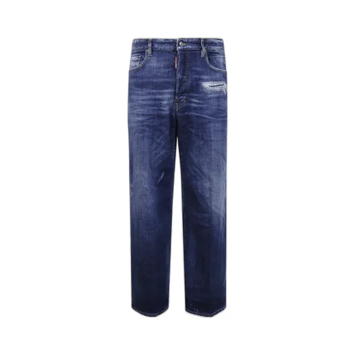 Dsquared2 Distressed Straight Jeans