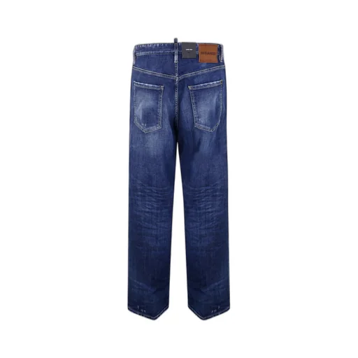 Dsquared2 Distressed Straight Jeans