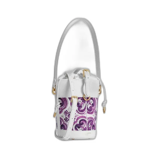 Floral-Print Bucket Bag