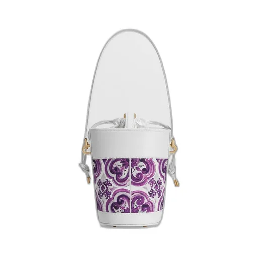 Floral-Print Bucket Bag