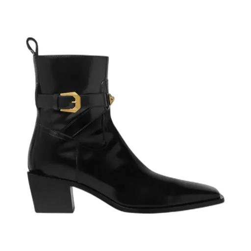 Versace Angelo Block-Heeled Chelsea Boots