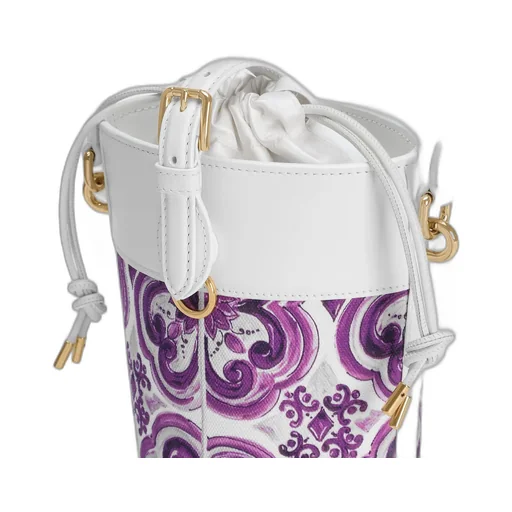 Floral-Print Bucket Bag