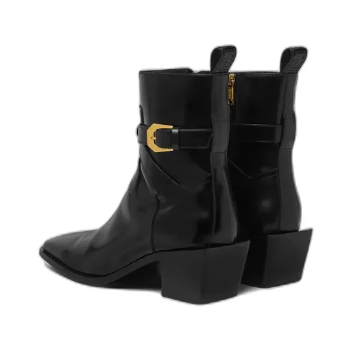 Versace Angelo Block-Heeled Chelsea Boots