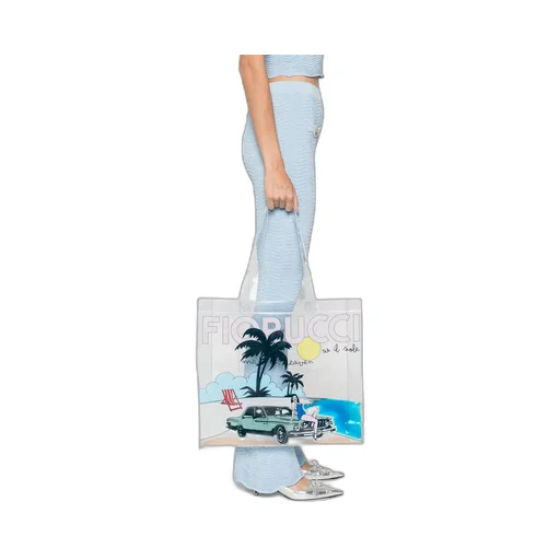 Logo Print Tote Bag