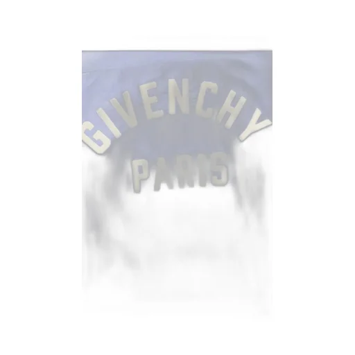 Givenchy Paris Logo Zigzag Stitching Short-Sleeved Shirt