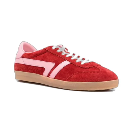 Suede Panelled Sneakers