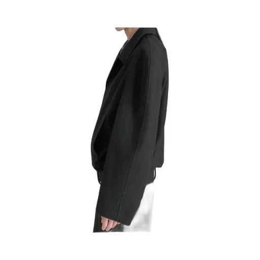 Raglan-Sleeve Belted Jacket
