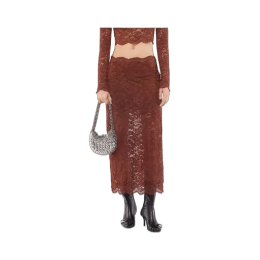 Rabanne Lace Midi Skirt