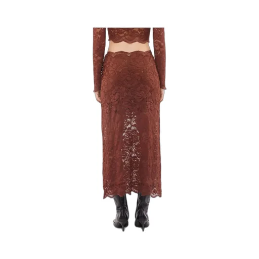 Rabanne Lace Midi Skirt