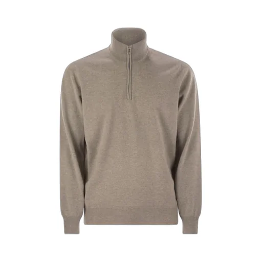 Half-Zip Cashmere Sweater