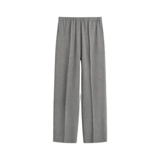 Drawstring Wool Trousers