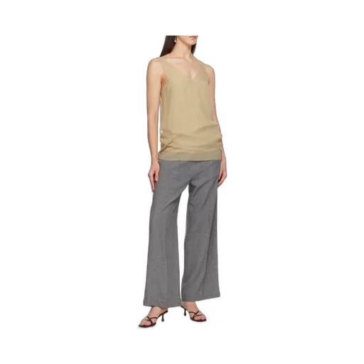 Drawstring Wool Trousers
