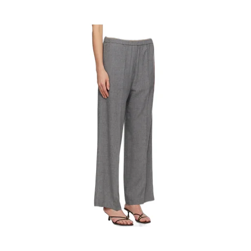 Drawstring Wool Trousers