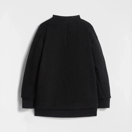 Padded Wool Cardigan
